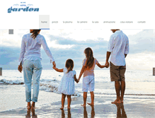 Tablet Screenshot of hotelgarden-marotta.it